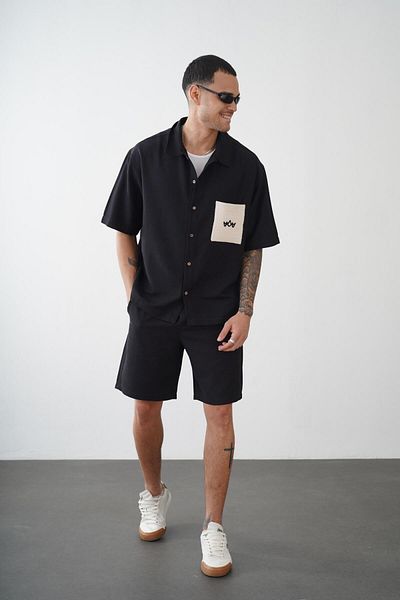king brich Kingbrich Oversize Cut - Suit with Elastic Waist and Pocket Clip