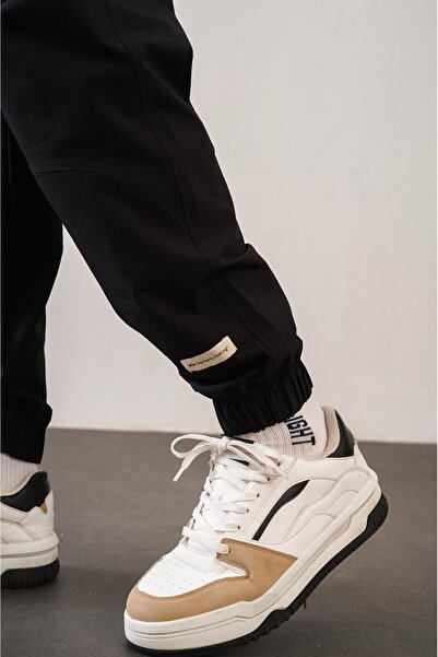 king brich Men's Relax Fit Elastic Leg Jogger Pants