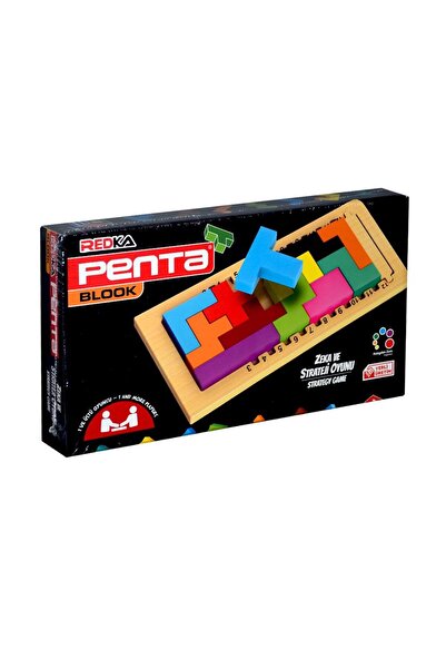 BYCEGU Redka Penta Blook Wooden Intellect Educational Toy