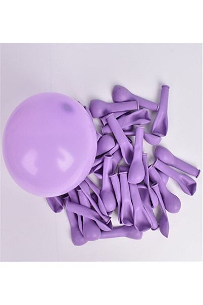 turkuaz parti 10 Macaron Lilac Small Balloons 5"