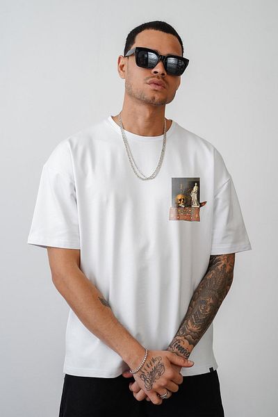 king brich Μπλουζάκι Unisex με στάμπα Kingbrich Skull Oversize Cut