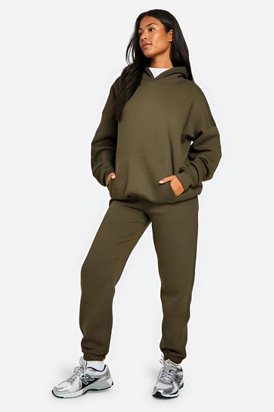 BayBayan Γυναικεία Oversize Winter Stylish Trend Σετ αθλητικής φόρμας με 3 κλωστές