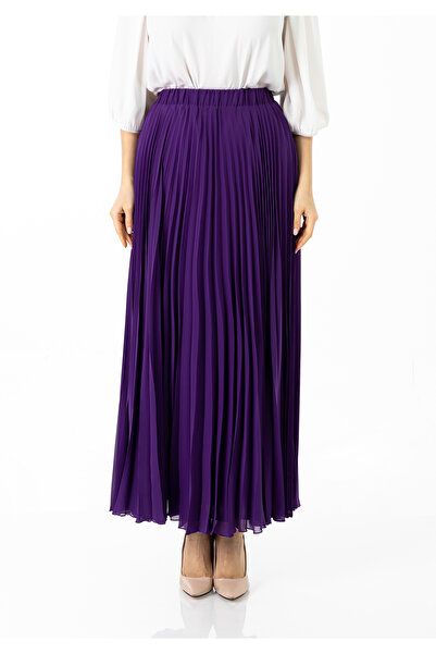 Guzella تنورة شيفون طويلة