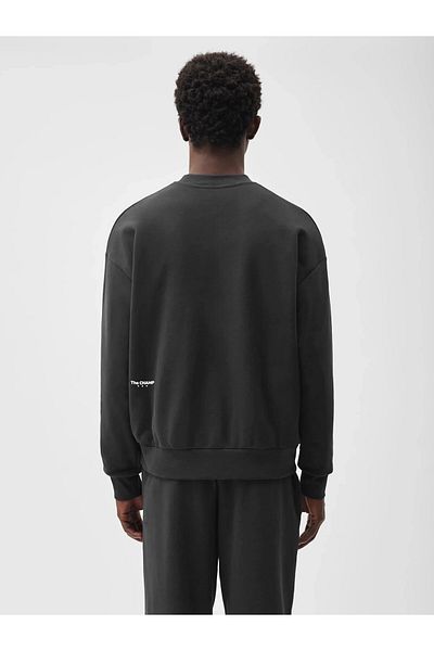 The Champ Clothing Καπνιστό Unisex Crew Neck Nature Concept Φούτερ με στάμπα oversize