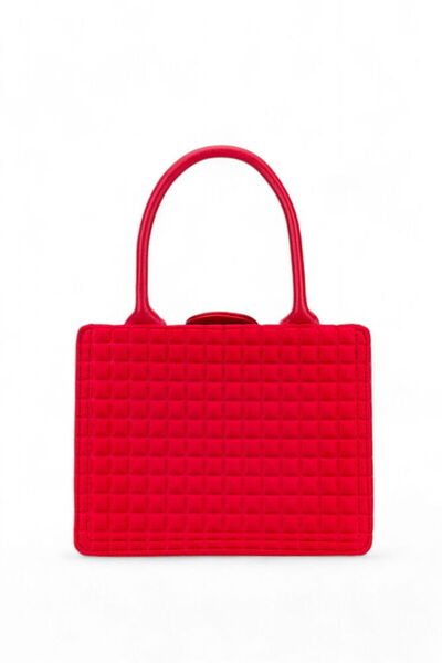 Bilik Deri Scuba Red Women's Handbag Blkf Cuba