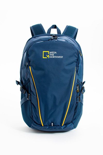 Getcho Gro Men's Blue Waterproof Outdoor Backpack – Laptop Compartment, Water Bottle Compartment