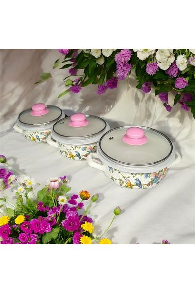 qussine Cook and Store Cookware Set 9 Pieces