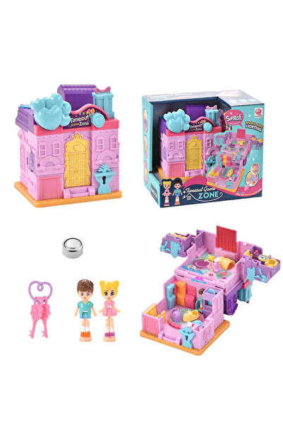 hediyecik Oyuncak Kale Oyun Evi Seti Işıklı Müzikli Aksesuarlı