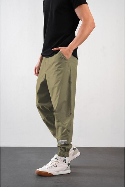 king brich Ανδρικό παντελόνι Jogger με ελαστικό πόδι Relax Fit