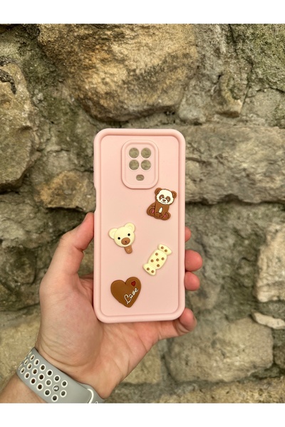 YZGOLDEN XIAOMI NOTE 9 PRO UYUMLU KAMERA KORUMALI FİGÜR DESENLİ TELEFON KILIFI