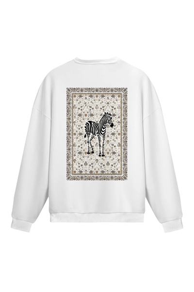 Mounte Bianca Unisex Zebra - Regular Sweatshirt