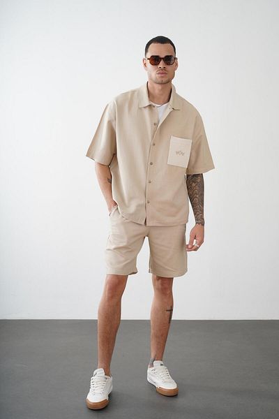 king brich Kingbrich Oversize Cut - Κοστούμι με ελαστική μέση και τσέπη