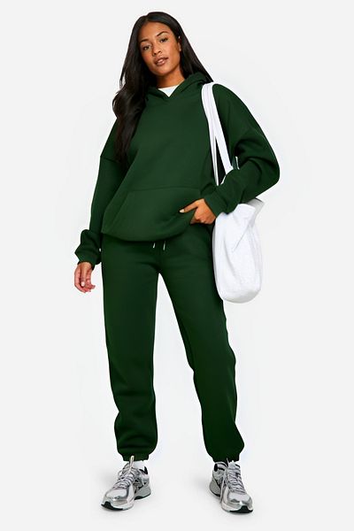 BayBayan Γυναικεία Oversize Winter Stylish Trend Σετ αθλητικής φόρμας με 3 κλωστές