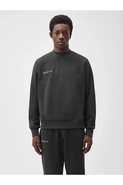 The Champ Clothing Καπνιστό Unisex Crew Neck Nature Concept Φούτερ με στάμπα oversize