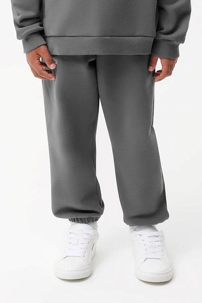 The Champ Clothing بدلة رياضية للأطفال من القطن المدخن - خصر مطاطي وساق، مقاس عادي