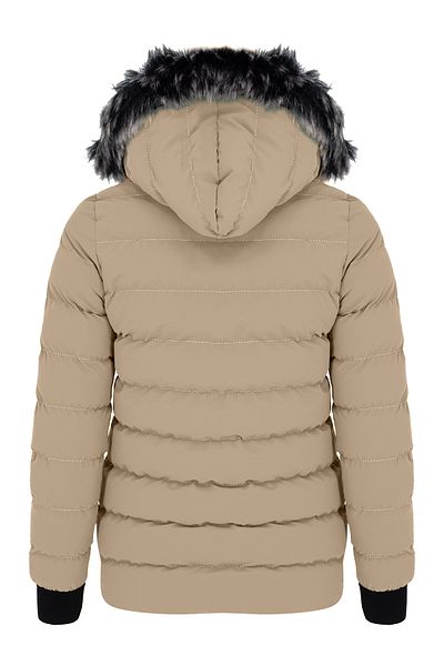 CIVILTIPOLO Boy's Water and Windproof Hooded Thick Fur Lined Inflatable Coat & Coat