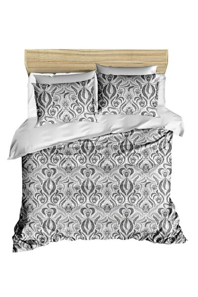 Fabeteks Leaf Pattern Digital Double Duvet Cover Set