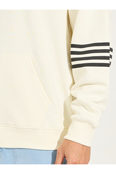 Styli Oversized Stripe Panel Heavy Hoodie