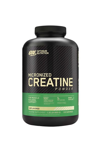 Optimum Nutrition Creatine Powder, Unflavored, 600 Gm