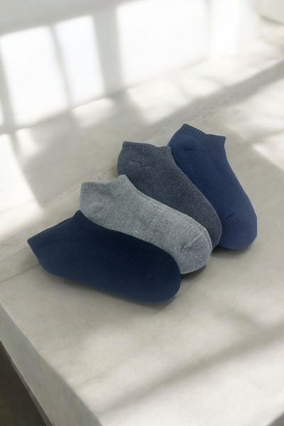 Ollero 4 чифта детски безшевни зимни хавлиени ботуши Чорапи