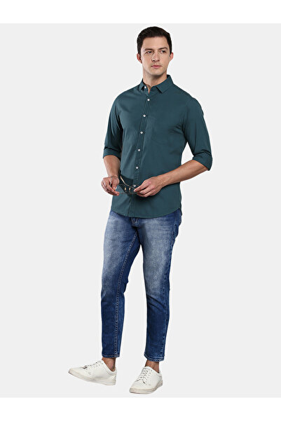 Dennis Lingo By Styli Chest Pocket Detail Shirt with Long Sleeves