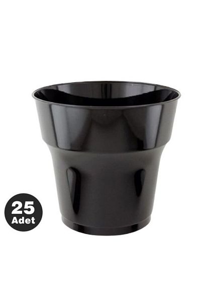 TATLI GÜNLER Black 25' Plastic Cup