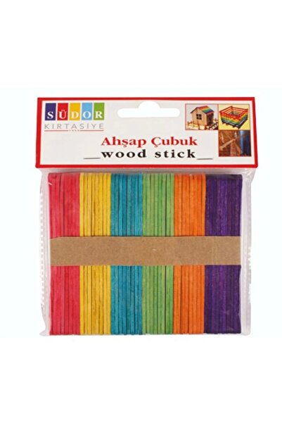 Südor Bs69 Ahşap Küçük Boy Dil Çubuğu Renkli