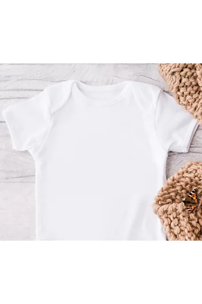 Sema Baby Asfstore Sema Baby Premature Half Sleeve Combed Cotton Snap Badi - White