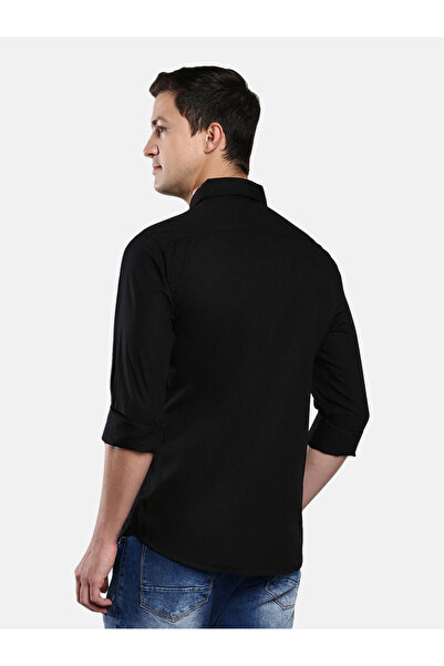 Dennis Lingo By Styli Solid Casual Shirt with Button Placket