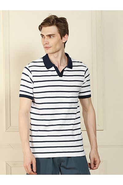 Dennis Lingo By Styli Regular Fit Striped Polo