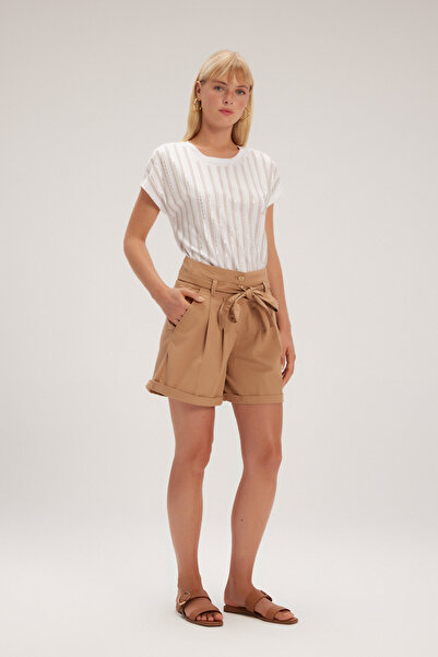 adL Pileli Şort
