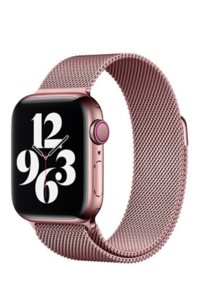 UnDePlus Apple Watch 44/45/46/49mm Kordon Milano Loop Metal Kordon 2/3/4/5/6/...