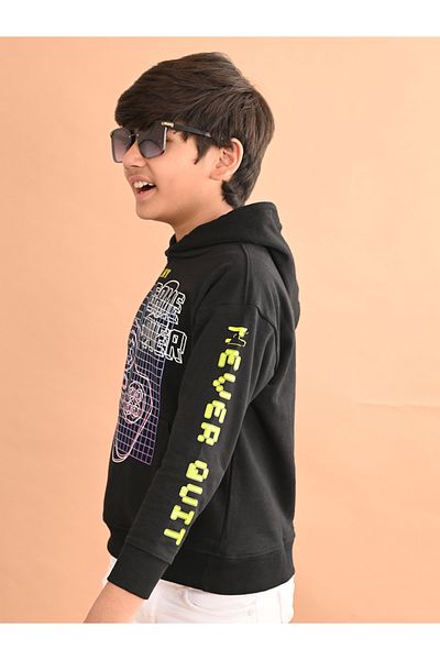 LilPicks By Styli Game Over Graphic Print Hoodie