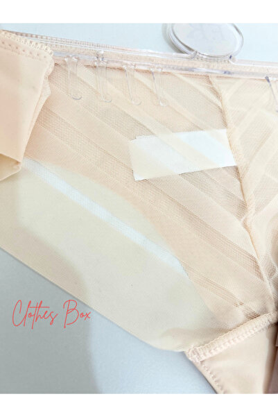 F.K Lace Detailed Laser Cut Non-Marking Women's Panties 3 Pack