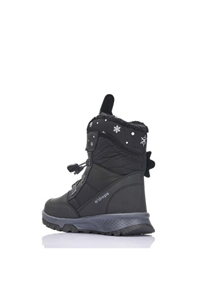 Elma Çocuk İçi Yünlü Kürklü Suya Dayanıklı Anatomik Bebek Çocuk Kışlık Kar Yağmur Midi Bot Ayakkabı