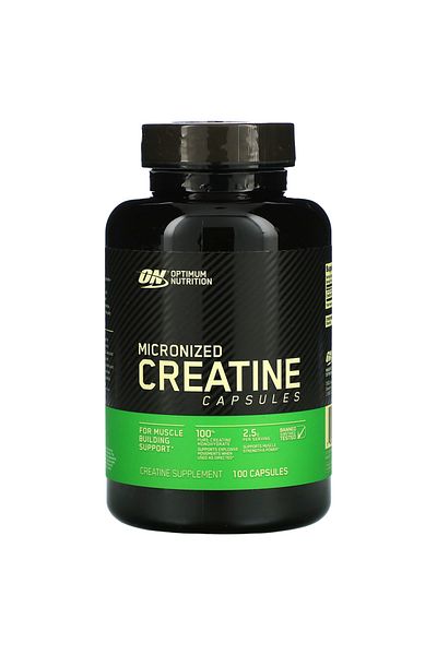 Optimum Nutrition Micronized Creatine Capsules, 100 Capsules