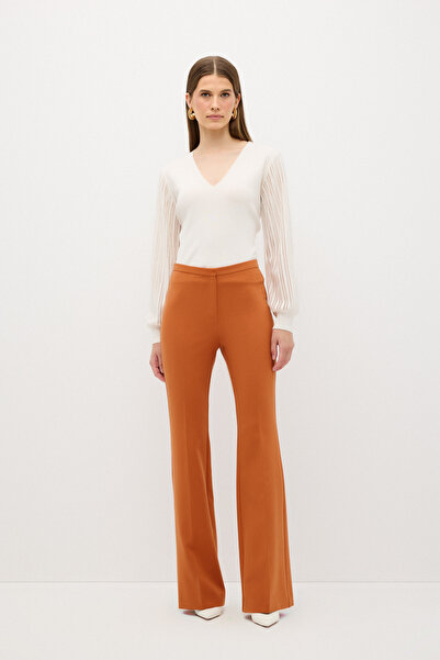 adL Yüksek Bel Aksesuarlı Pantolon