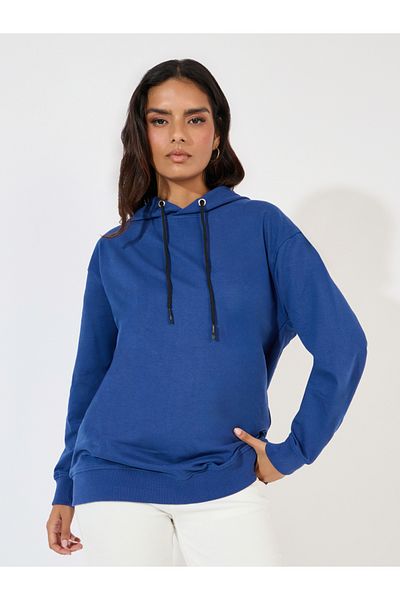 Styli Regular Fit Longline Hoodie