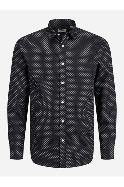 REBEL By Styli All Over Print Long Sleeves Shirt