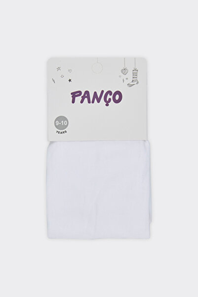 Panço Baby Girl Micro White Pantyhose