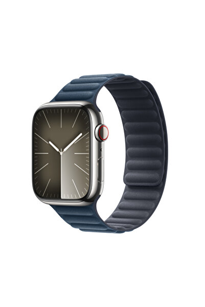 UnDePlus Apple Watch 10/11 42mm-38/40/41mm Kordon FineWoven İnce Dokuma Manyetik Baklalı 2/3/4/5/6/se/7/8/9
