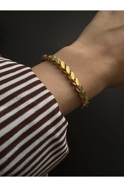 stainles steel Steel Barley Bracelet - Gold
