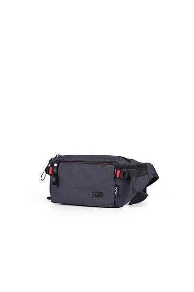 ÇÇS Ççs Men's Fabric Waist and Body Bag 31316 Gray