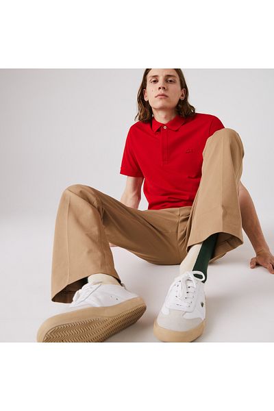 Lacoste بولو باريس الأحمر المناسب للرجال