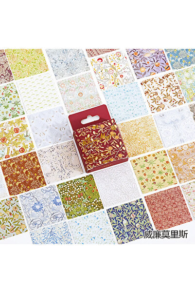 GUGUK William Morris Temalı 45 Adet Sticker Seti • Bullet Journal