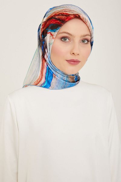Armine - Ipek Eşarp 2024 Ilkbahar Yaz Twill Ipek 9102-35