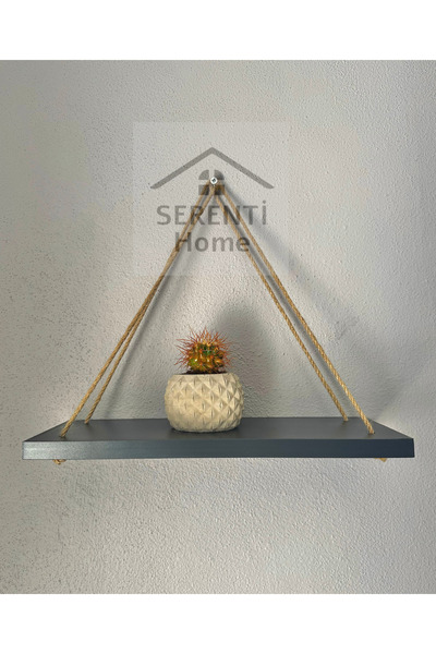 Serenti Home Halatlı Duvar Rafı
