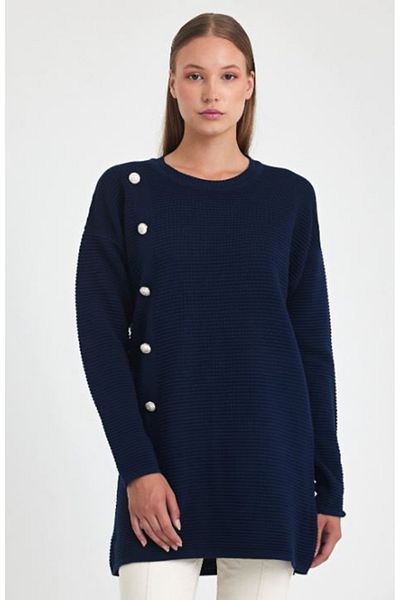 Store Buttoned Knitwear Sweater - Standard Size (Size S,M,L,Xl)