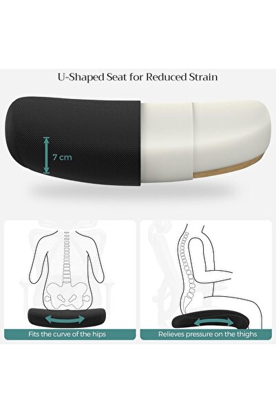 Mahmayi SONGMICS Ergonomic Office Chair, Adjustable Lumbar, Headrest & Tilt, Mesh Back, Black