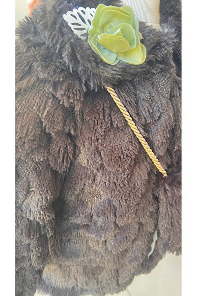 miaras baby Kız Çocuk Peluş Mont 1-5 Yaş